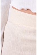 Skirt Noisy May Nmfrig Hw Slit Pearled Ivory